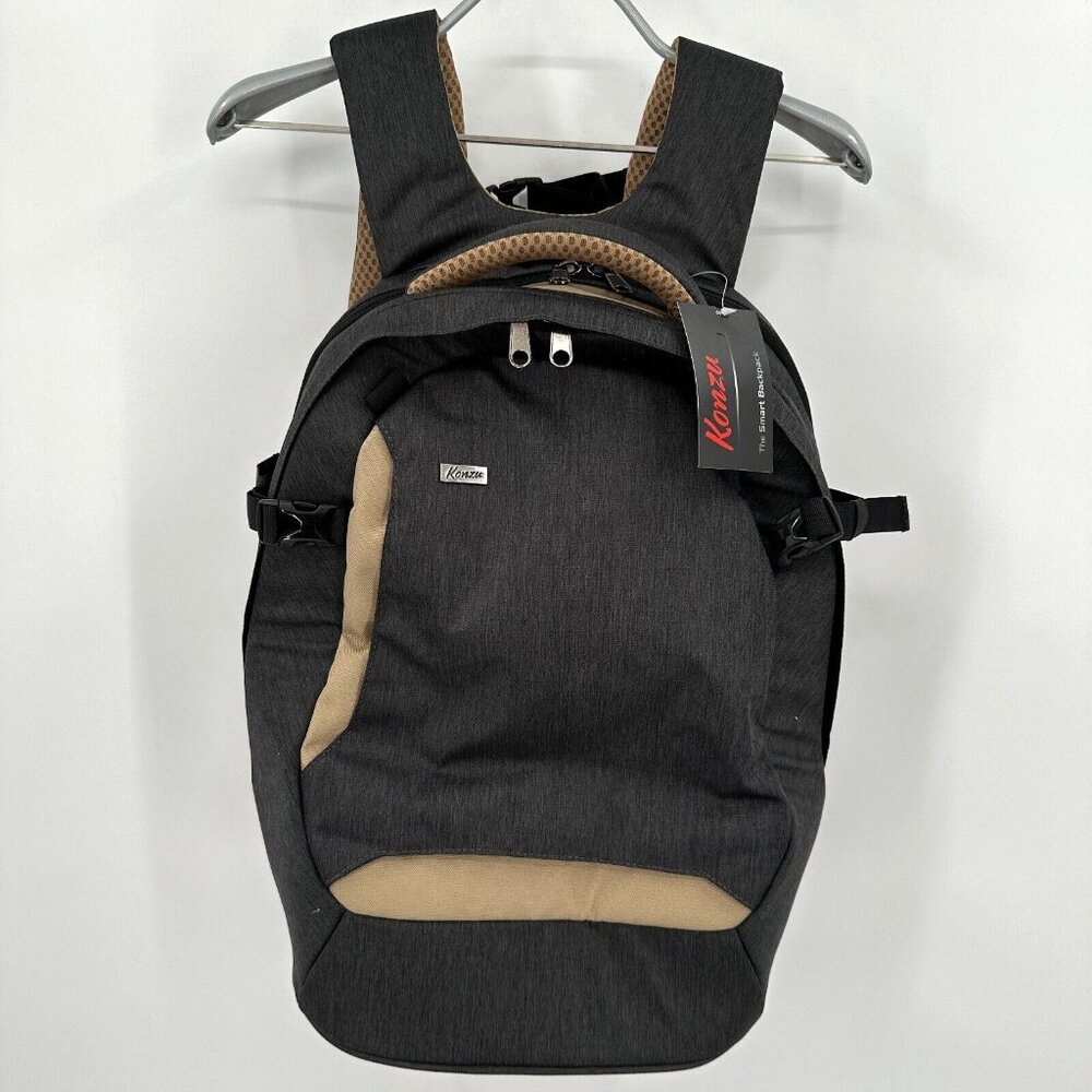 Konzu Smart Backpack - RFID Protection, Anti-Theft Locks, TSA-Approved - NWT